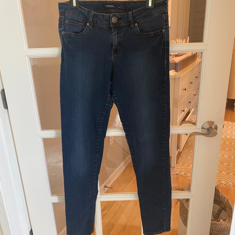 Just USA Dark Wash Skinny Jeans